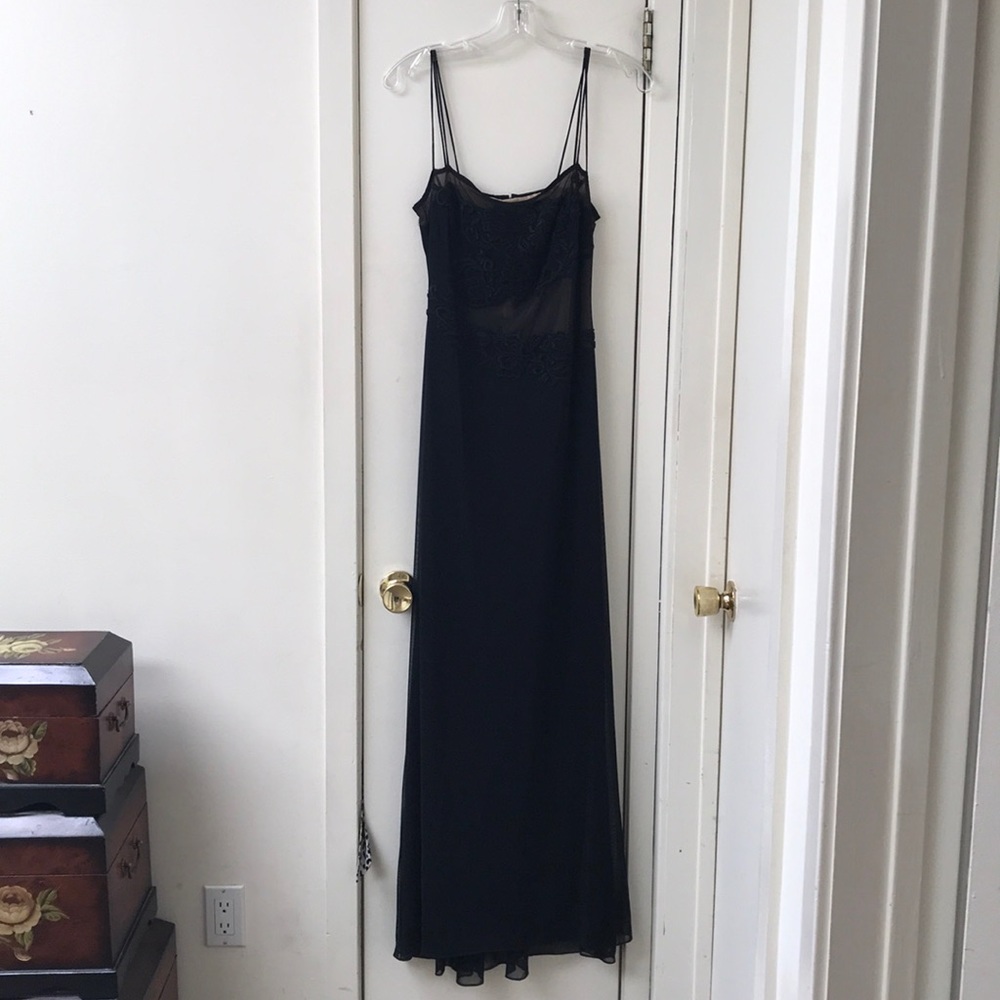 Cache black long dress